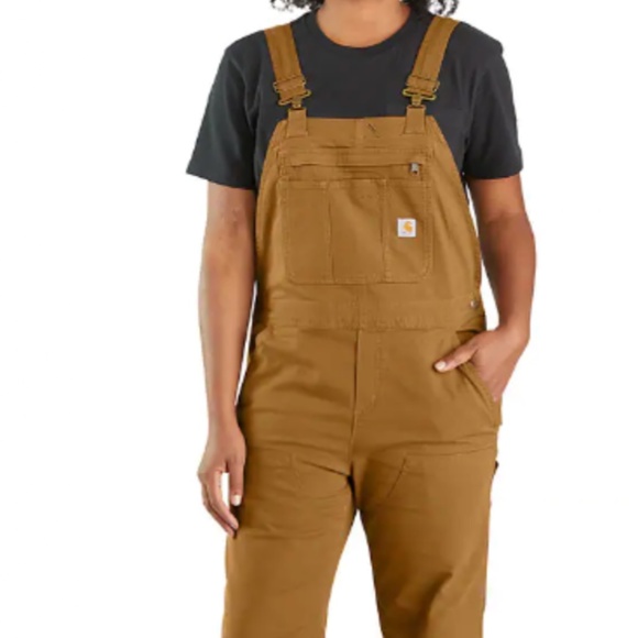 Carhartt Pants & Jumpsuits Carhartt Womens Rugged Flex Loose Fit Canvas Bib Overall Poshmark